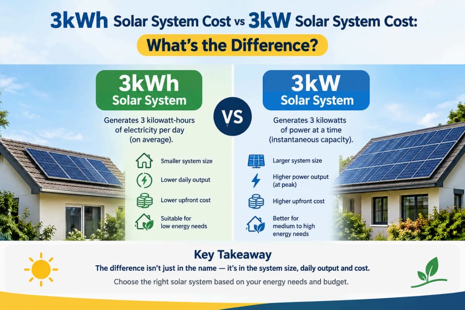 3 Kilowatt Solar Panel Price in India
